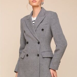 AVEC LES FILLES
HOURGLASS DOUBLE-BREASTED BLAZER